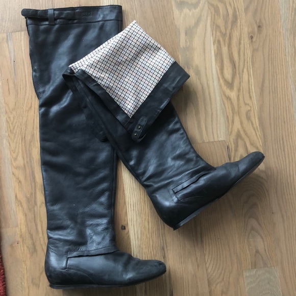 see by chloe knee high boots